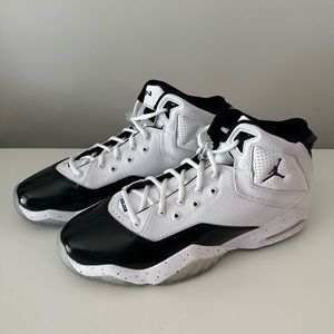 Jordan B’Loyal White Court Purple Sneakers